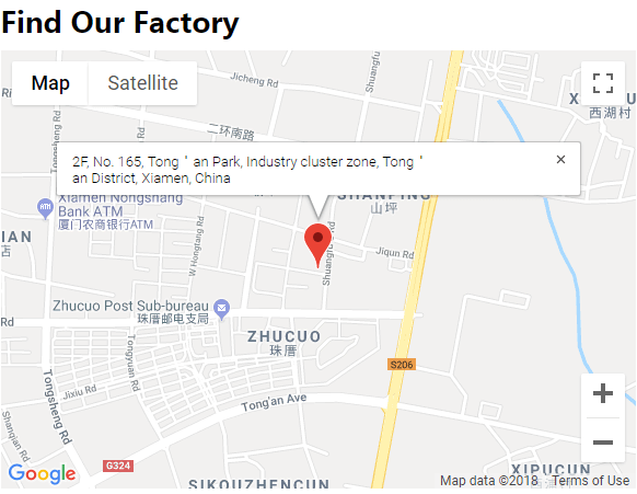 find our factory