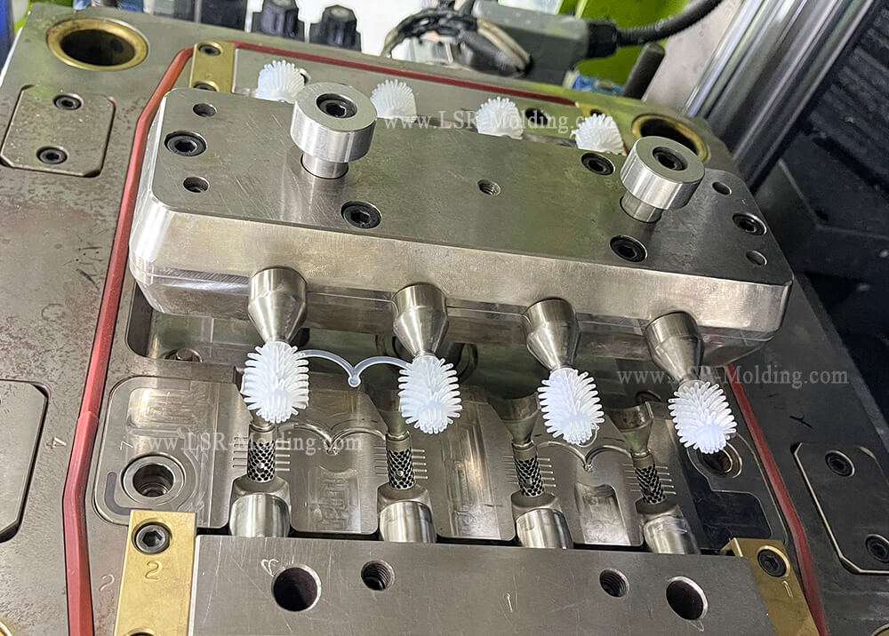 liquid silicone injection mold for silicone toothbrush