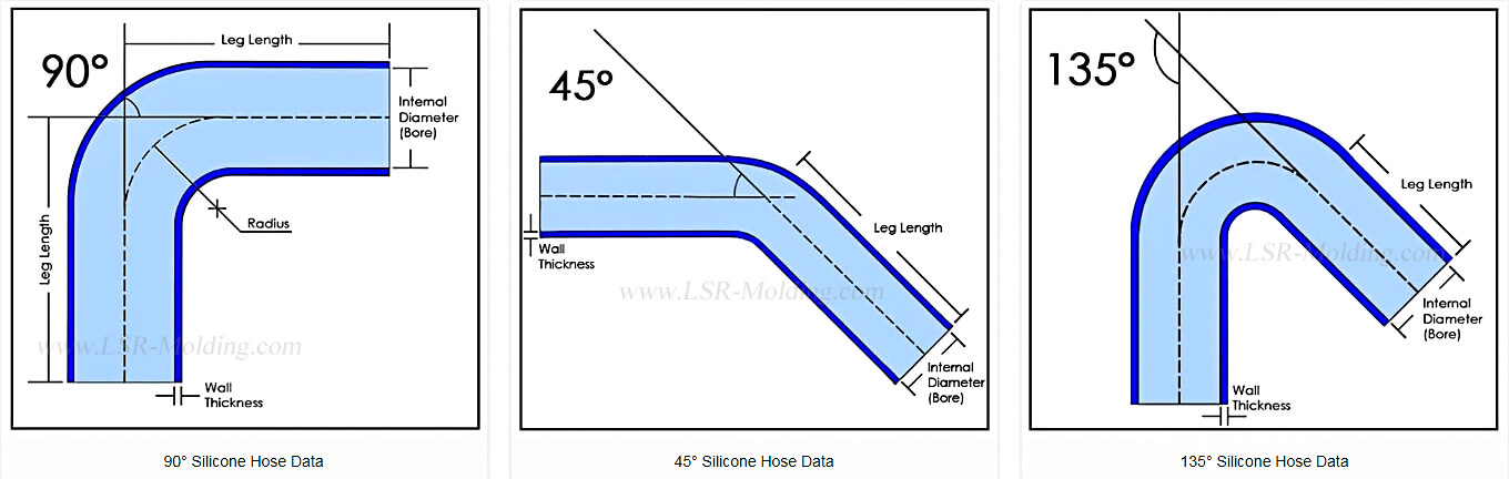 silicone vacuum hose silicone couplers