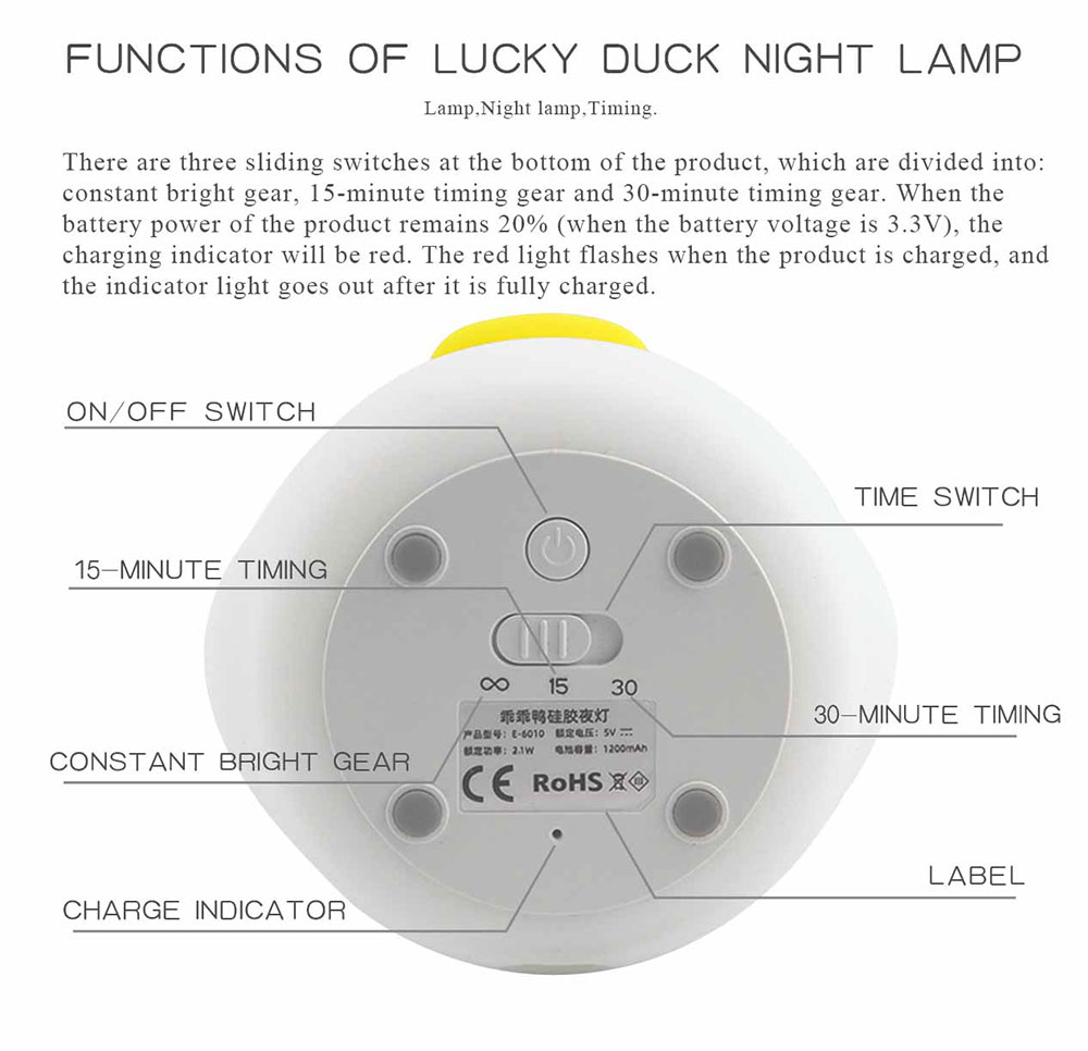 Silicone Night Light for Kids