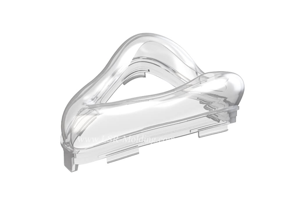 resuable silicone breathing mask by LSR injection mold