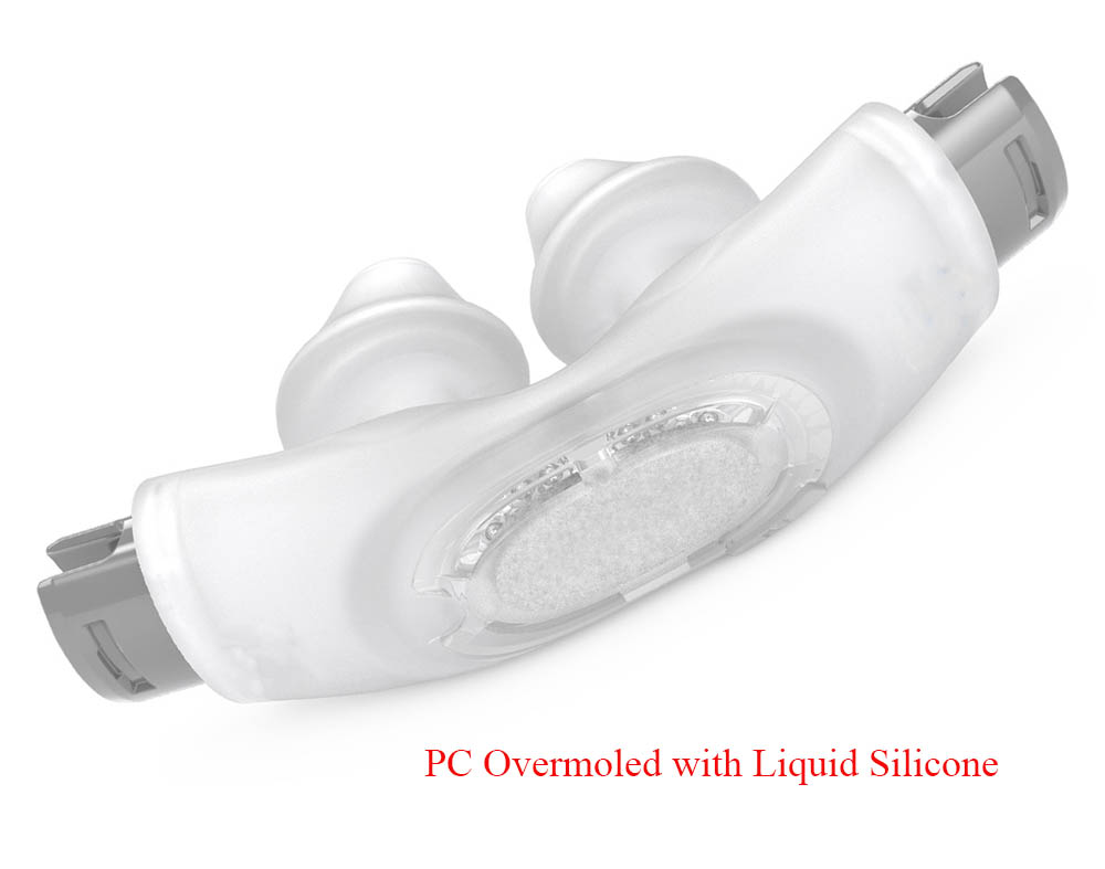 Overmolding Nasal Pillow Cushion