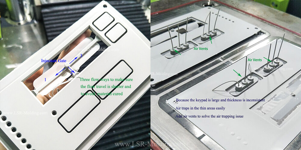 LSR Keyboard by Silicone Injection Molding