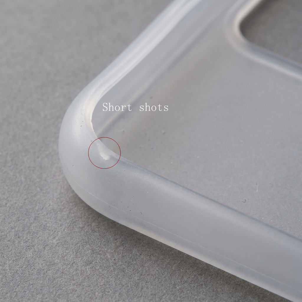 silicone phone cover lsr injeciton molding products short shots