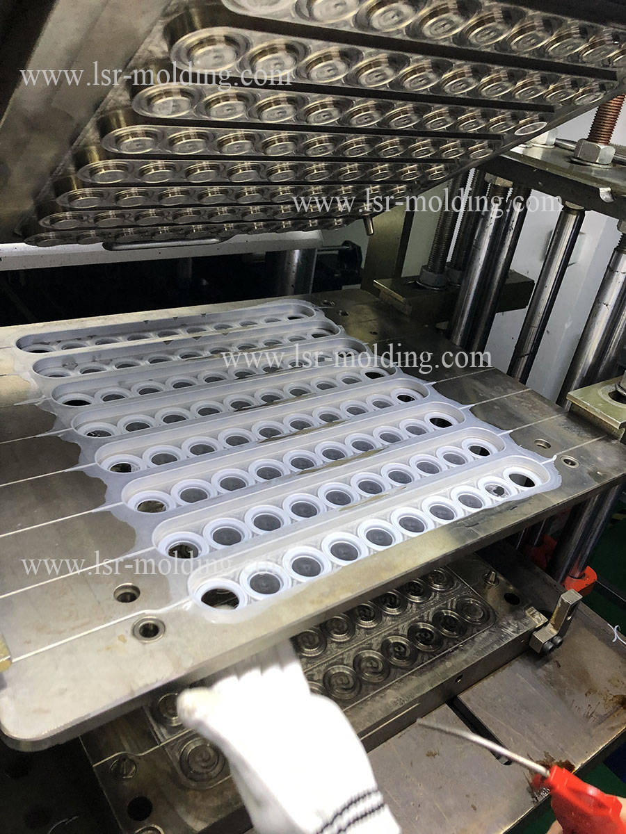 Three Plates Silicone Bushing Compression Mold