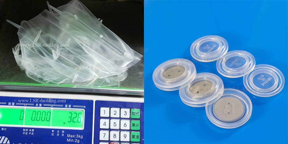 Rubber membrane valve byinjection molding