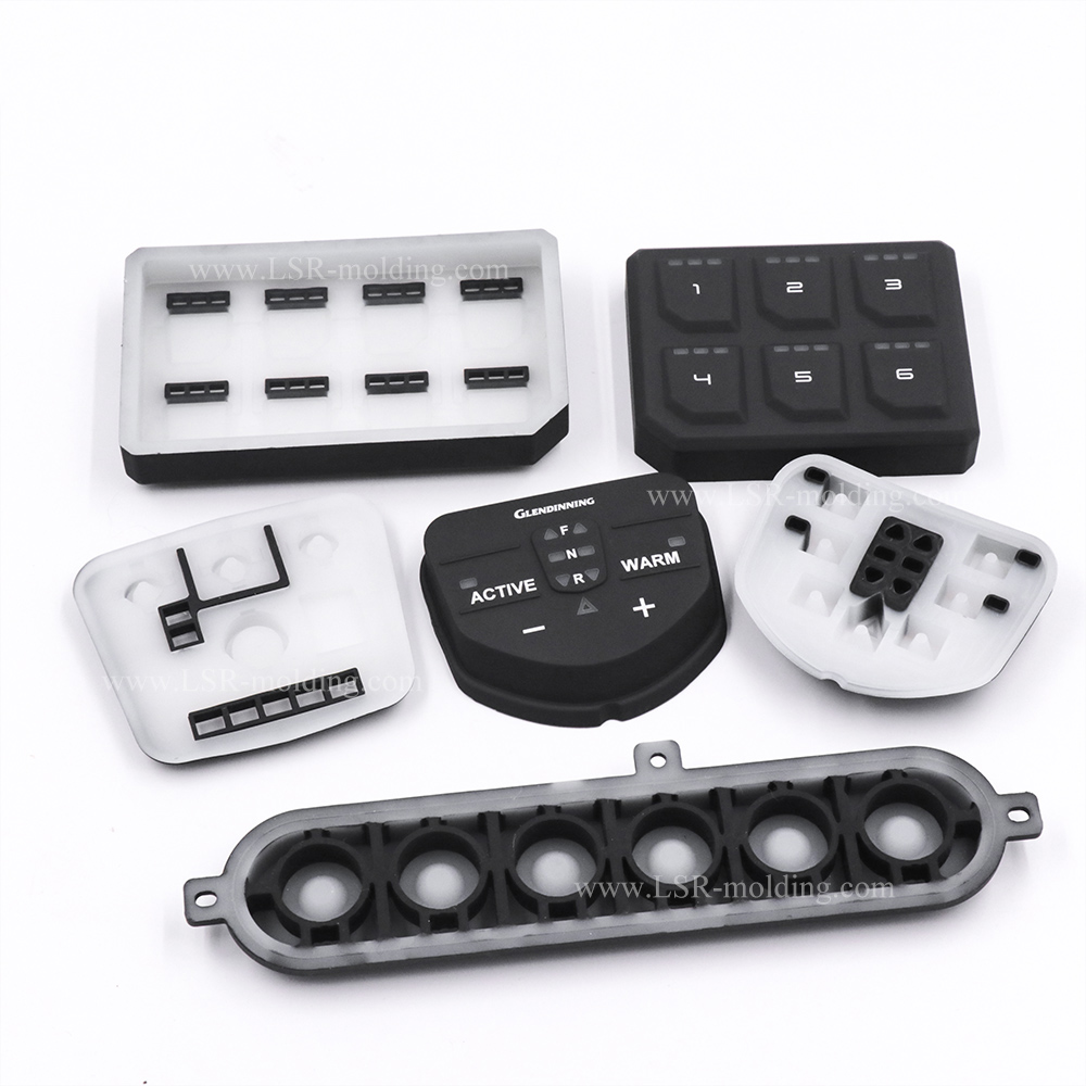 silicone rubber overmolding keyboard & button pad