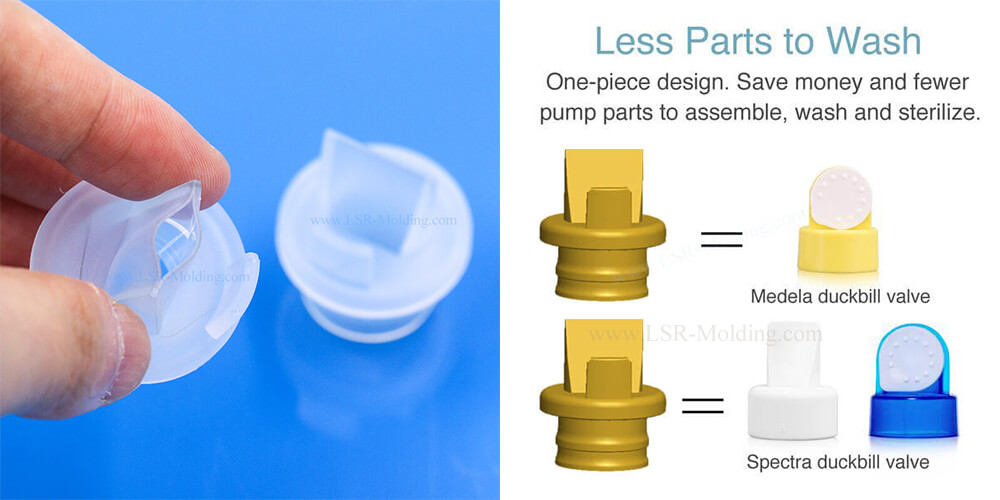 Breast Pump Duckbill Valve from China manufacturer Better Silicone