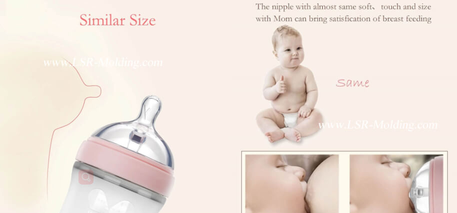 Feeding Bottle Nipple by LSR Mold
