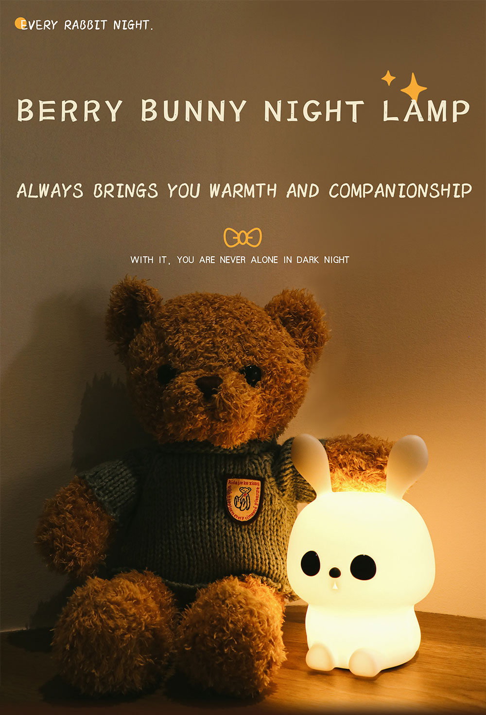 Rabbit Night Light for Bedroom