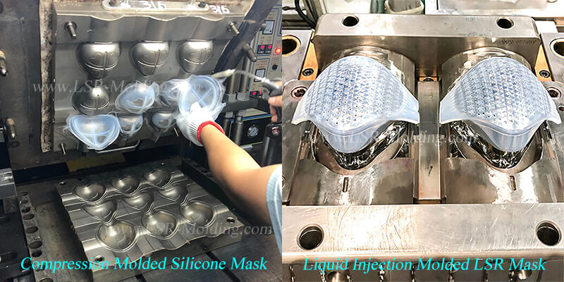 silicone filter face mask