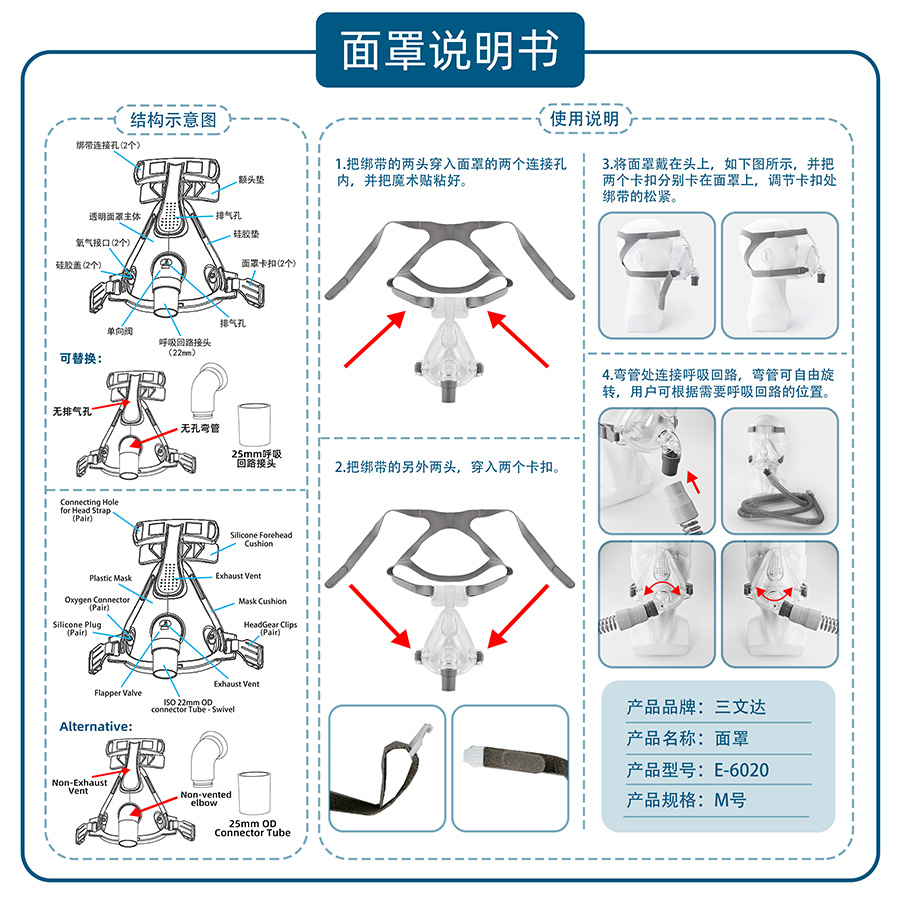Step&nbsp;by&nbsp;Step&nbsp;Instructions - Put&nbsp;on&nbsp;a&nbsp;CPAP&nbsp;Mask
