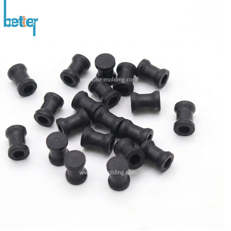 LSR injection molding for complex sealing damroo washer