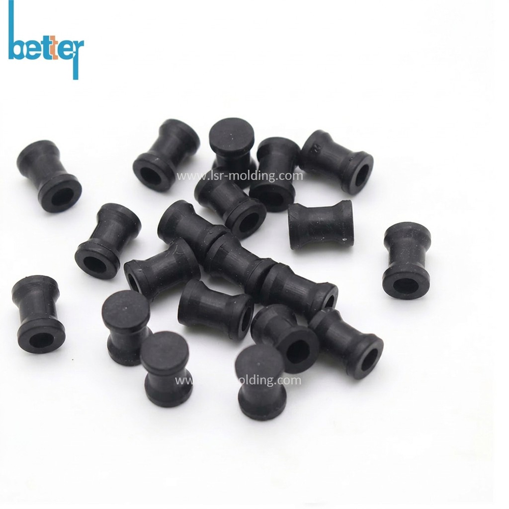 LSR injection molding for complex sealing damroo washer