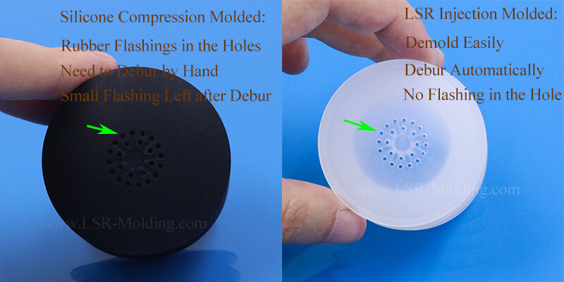 LSR Silicone bellow by liquid silicone rubber molding