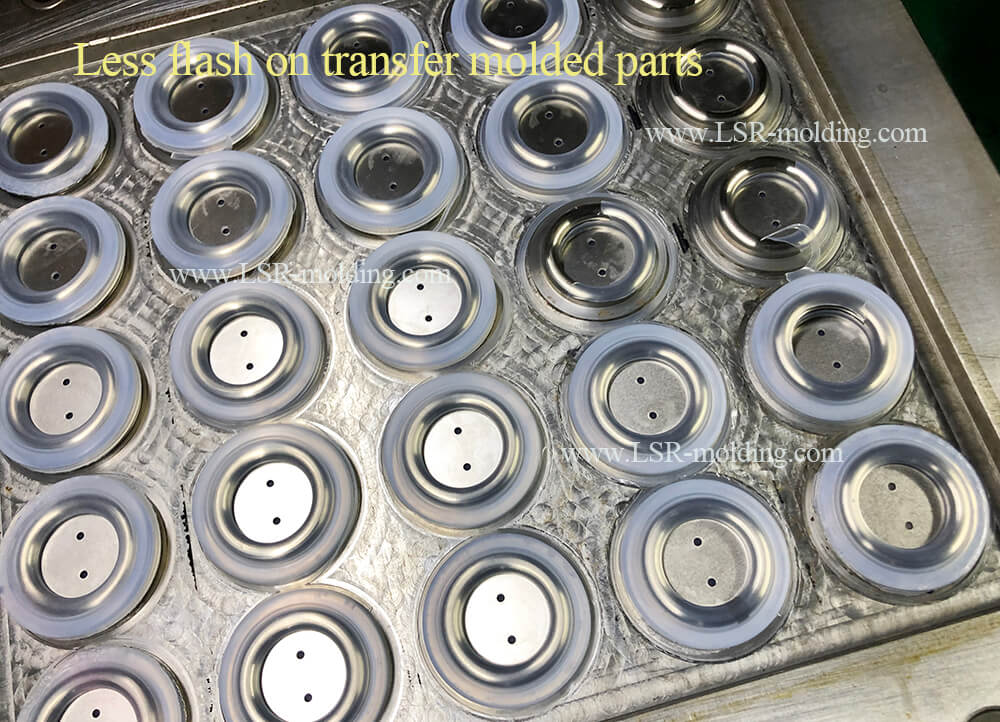 silicone transfer injection molding