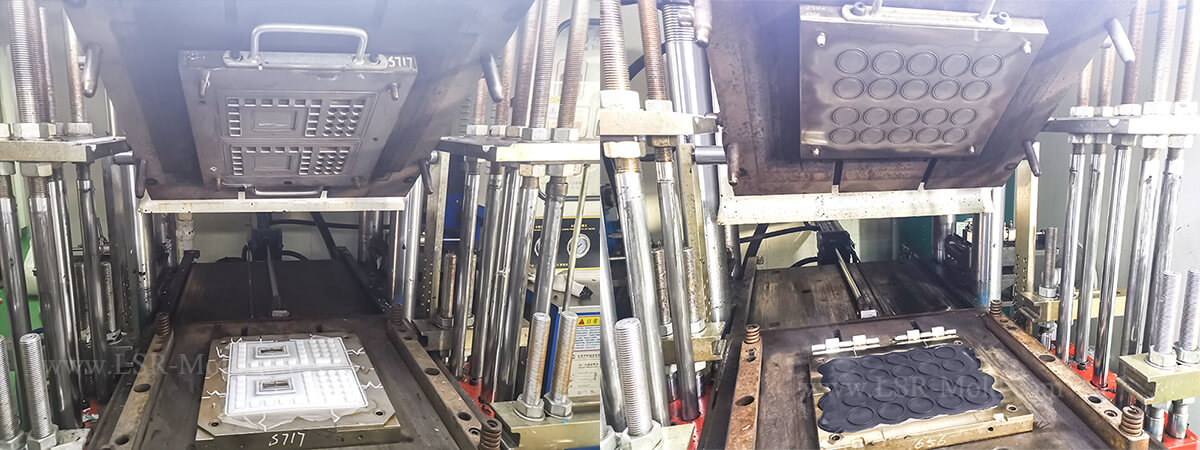 silicone compression molds for silicone keypad and gasket